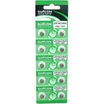 Baterie AG0, LR521, LR63, alkalina, blister cu 10 baterii - 111210 Baterie AG0, LR521, LR63, alkalina, blister cu 10 baterii - 111210