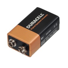 Baterie 6F22, alkalina, 9V, Duracell - 201416
