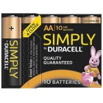 Set 10 baterii R6, AAA, Duracell Simply - 201439
