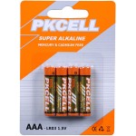 Set 4 baterii R3, AAA, alkaline, PKCell - 201455