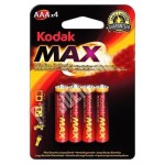Set 4 baterii R3, AAA, Max, Kodak - 201461