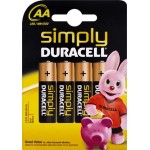 Set 4 baterii R6, AA, Simply, Duracell - 201464