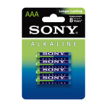 Set 4 baterii R3, AAA, Alkaline, Sony - 201467