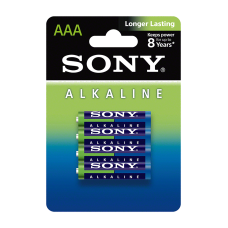 Set 4 baterii R3, AAA, Alkaline, Sony - 201467