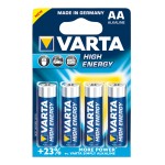 Set 4 baterii R6, AA, High Energy, Varta - 201474