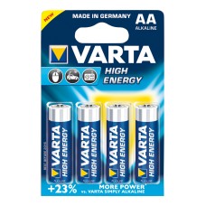 Set 4 baterii R6, AA, High Energy, Varta - 201474