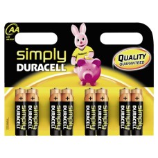 Set 8 baterii R6, AA, Duracell Simply - 201478