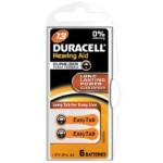 Baterie 13, zinc-aer, 1,4V, pentru aparate auditive, Duracell - 201483