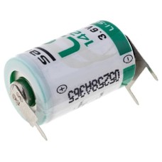 Baterie 1/2AA, LS 14250, litiu, 3,6V, 1100mAh, cu terminale, Saft - 050448
