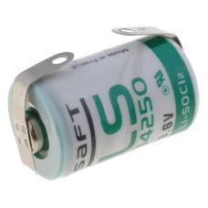 Baterie 1/2AA, LS14250, litiu, 3,6V, 1200mAh, Saft, cu terminale - 050445