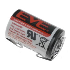 Baterie ER14250, 1/2AA, 1/2R6, litiu, 3,6V, 1100mAh, Eve Battery Co, cu terminale - 050434