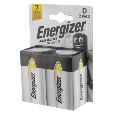 Set 2 baterii R20, 1.5V, alcaline, ENERGIZER, T114394