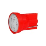 Bec auto cu LED, 12V, T10, lumina rosie - 109750