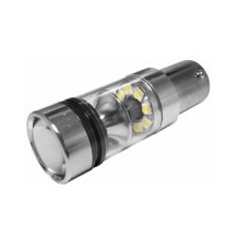 Bec auto cu LED, BA15S, 12V, alb-rece - 109938