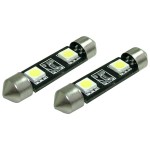 Bec cu LED pentru placute de inmatriculare, set 2 bucati - 118233 Bec cu LED pentru placute de inmatriculare, set 2 bucati - 118233