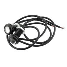 Set 2 becuri auto, cu LED, 23mm, 12 V, lumina rosie, 196712