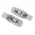 Set 2 becuri auto, cu LED, T10, 12V, 2W, 196816 Set 2 becuri auto, cu LED, T10, 12V, 2W, 196816