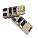 Bec auto cu LED, T10, lumina alba, 12V, 5W, cu Canbus - 200589 Bec auto cu LED, T10, lumina alba, 12V, 5W, cu Canbus - 200589