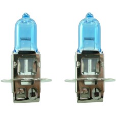 Bec auto H3, set 2 bucati, imitatie Xenon - 118174 Bec auto H3, set 2 bucati, imitatie Xenon - 118174