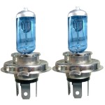 Bec auto H4, set 2 bucati, imitatie Xenon, 55W - 118175