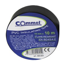 Banda izolatoare, neagra, 10m, latime 15mm, 524299 Banda izolatoare, neagra, 10m, latime 15mm, 524299