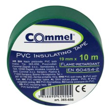 Banda izolatoare, verde, 10m, latime 19mm, 524310 Banda izolatoare, verde, 10m, latime 19mm, 524310