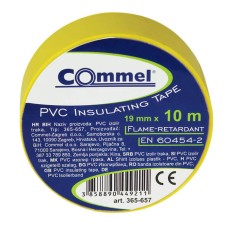 Banda izolatoare, galben, 10m, latime 19mm, 524311 Banda izolatoare, galben, 10m, latime 19mm, 524311