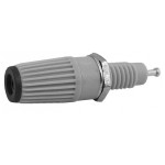 Borna pentru fire, cu conectare rapida, negru, 065546