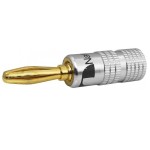 Borna 4mm, tata, metalic, argintiu, 122482