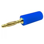 Borna tata, 2 mm, pe fir, plastic, albastru, 122497