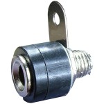 Borna 4mm, mama, negru, fixare pe panou - 122559 Borna 4mm, mama, negru, fixare pe panou - 122559