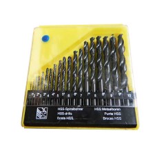 Trusa burghie pentru metale, 1-10mm, 19 piese - 200737