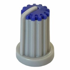 Buton pentru potentiometru, 14mm, plastic, gri-mov, 14x20mm, 127010