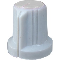 Buton pentru potentiometru, 15mm, plastic, gri, 15x16mm - 127045