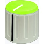 Buton pentru potentiometru, 20mm, plastic, gri-verde, 20x19mm - 127132 Buton pentru potentiometru, 20mm, plastic, gri-verde, 20x19mm - 127132