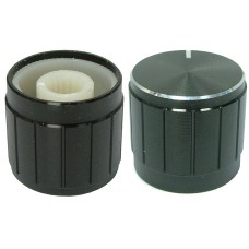 Buton pentru potentiometru, 19mm, aluminiu, 19x17mm - 127528