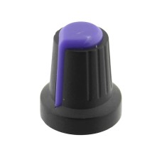 Buton pentru potentiometru, 15mm, plastic, mov, 15x17mm, 157006