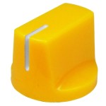 Buton plastic, galben, 14x19mm, 157114