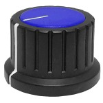 Buton plastic, albastru, 28x17mm, 157173