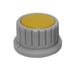 Buton plastic, galben, 28x16mm, 157175