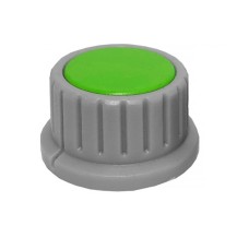 Buton plastic, verde, 28x16mm, 157176