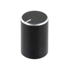 Buton pentru potentiometru, 10mm, aluminiu, 10x15mm, 157376