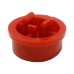 Buton plastic, rosu, 13x8mm, 157220 Buton plastic, rosu, 13x8mm, 157220