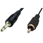 Cablu adaptor jack tata 3,5mm mono - RCA tata - 127886
