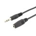 Cablu prelungitor jack tata 3,5mm - jack mama 3,5mm, lungime 1,2m - 127961