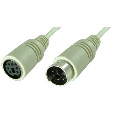 Cablu S-video tata 6 pini - S-video mama 6 pini, lungime 1,5m - 128008