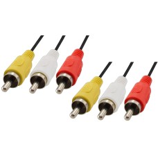 Cablu AV 3xRCA tata - 3xRCA tata, lungime 1,5m - 128035