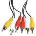 Cablu AV 3xRCA tata - 3xRCA tata, lungime 1,5m - 128035
