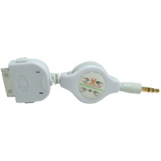 Cablu AUX pentru iPod, cu conector Jack 3,5mm, extensibil - 128073