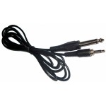 Cablu Jack 6,3mm tata - jack 3,5mm tata, 2m - 401791